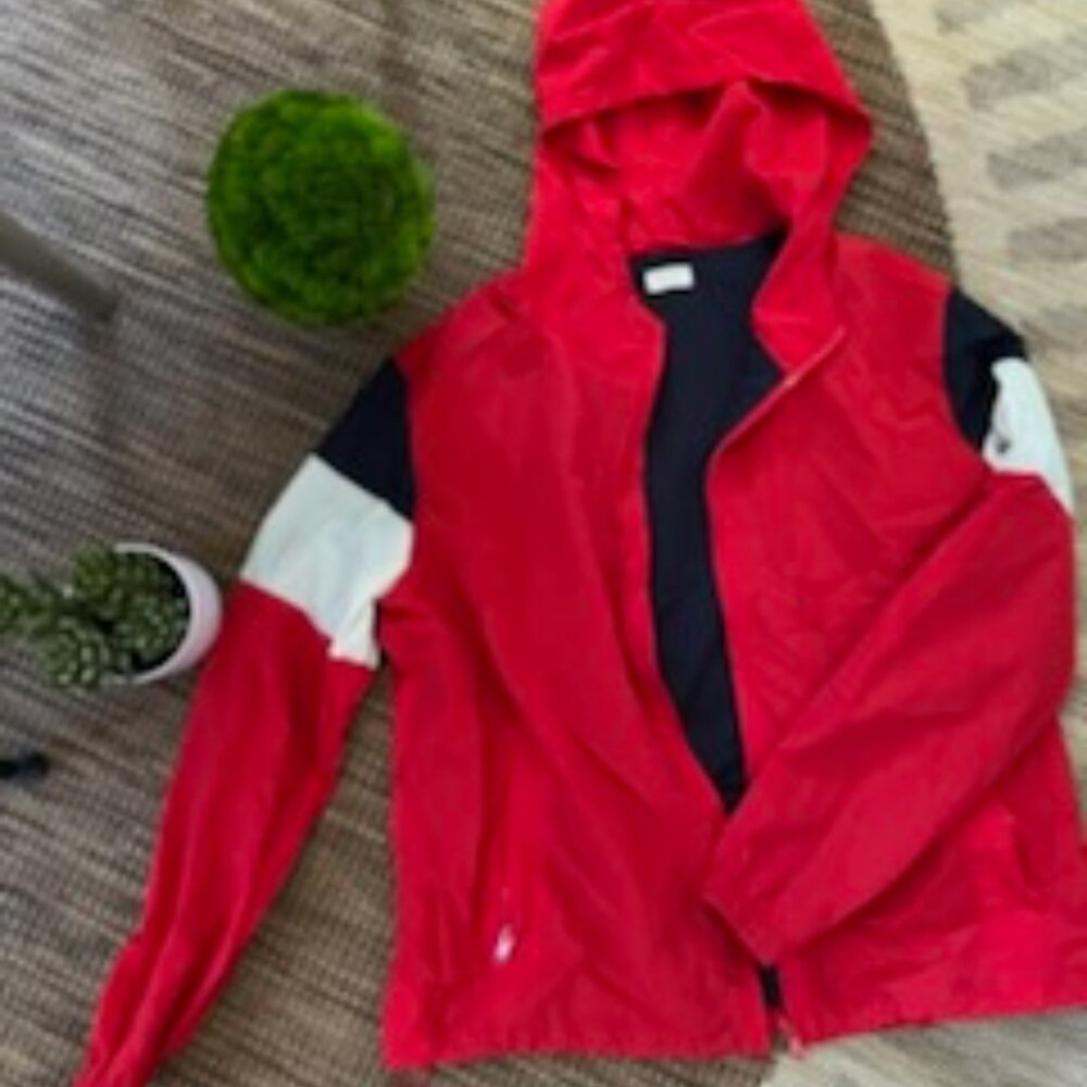 Brandy Melville John Galt Red Windbreaker